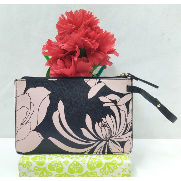 Kate Spade New York Multicolor Leather Floral Zipper Closure Coin Wallet - Picture 4 of 10